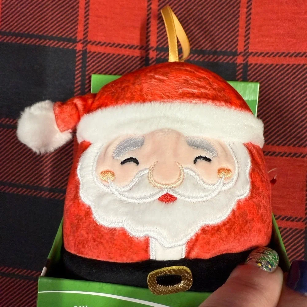 Christmas Squishmallow Ornaments Santa Nick, Dray,  Cash & Murray NEW Set of 4